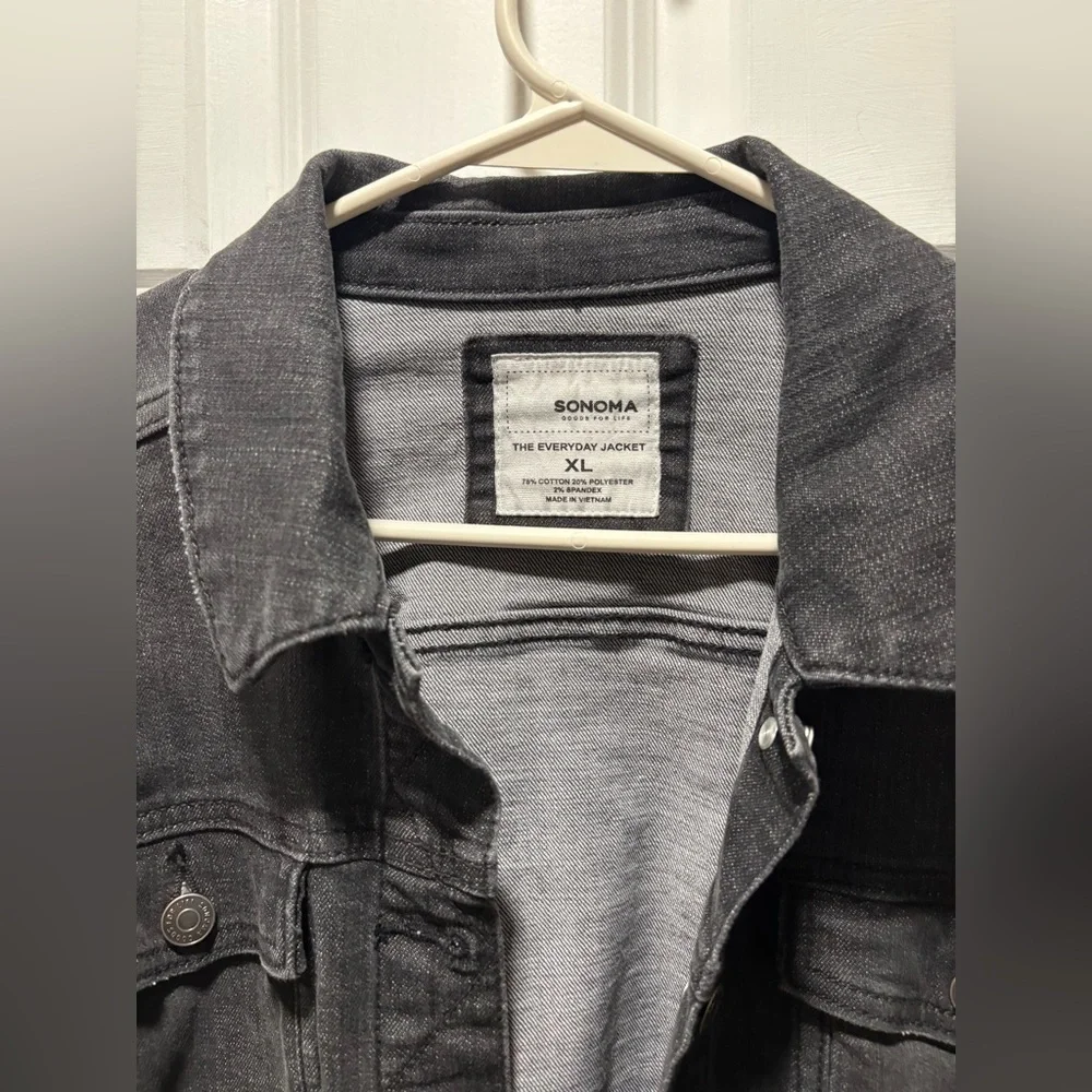 Sonoma Everyday Black Denim Jacket​​ - Picture 2 of 5